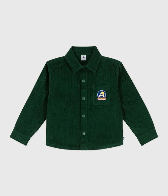 Chemise enfant en velours unie WILLOW
