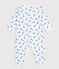Dors bien sans pied en coton blanc/bleu/multicouleur