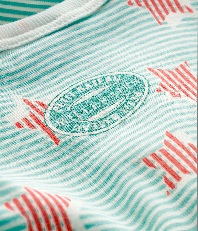 Dors bien b&eacute;b&eacute; en c&ocirc;te blanc MARSHMALLOW/blanc MULTICO