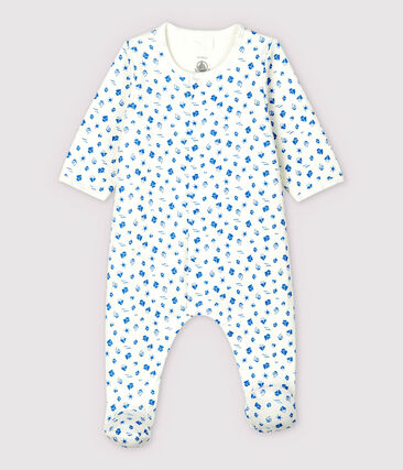 PETIT BATEAU - Bodyjama à imprimé bateaux bébé en tubique en coton biologique