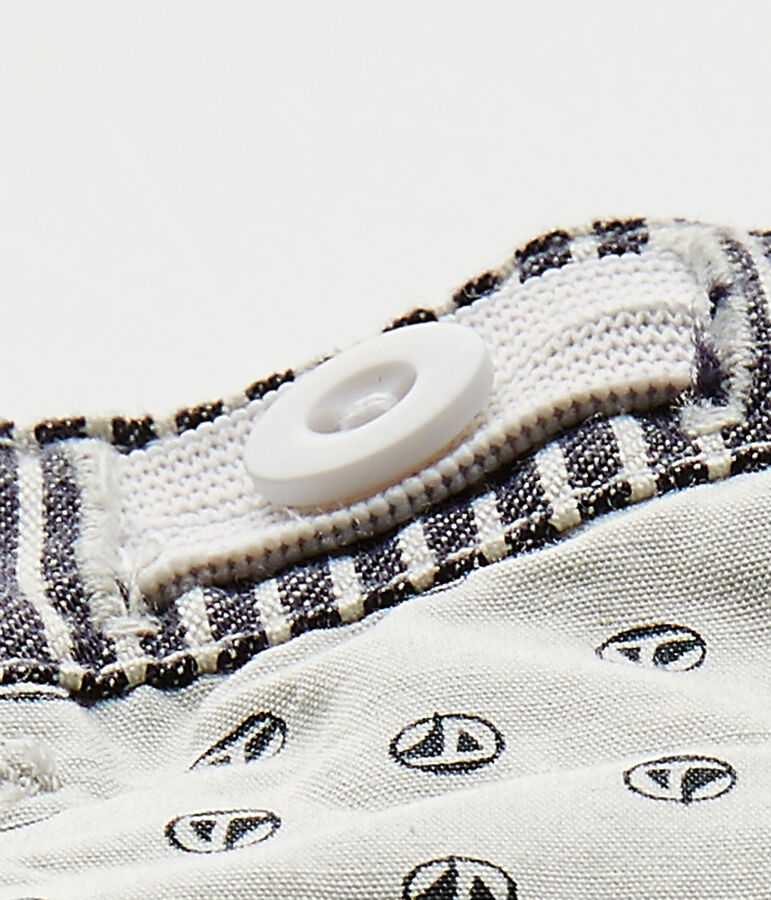 Pantalon b&eacute;b&eacute; gar&ccedil;on ray&eacute; bleu/blanc