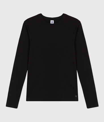 Tee-shirt l'Iconique manches longues en côte unie femme