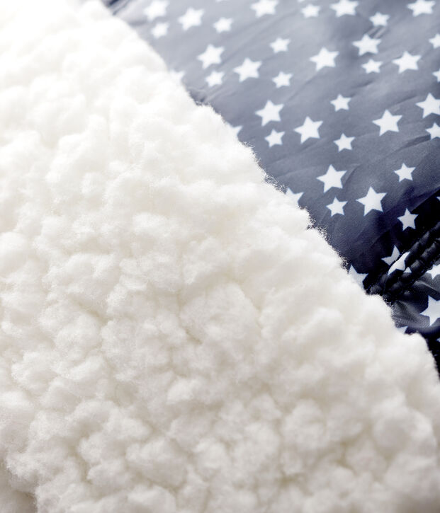 Chapka imperm&eacute;able b&eacute;b&eacute; gar&ccedil;on bleu/blanc