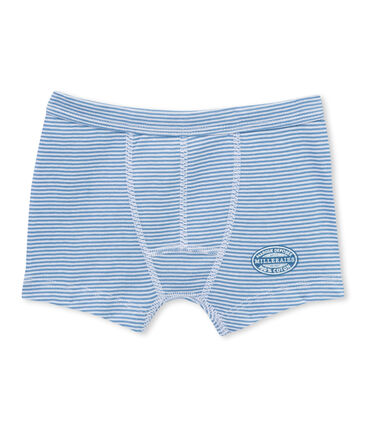Boxer Ado Garcon Raye Milleraies Petit Bateau