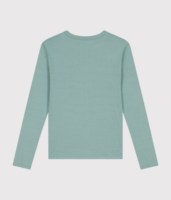 Tee-shirt L'ICONIQUE col rond en coton Femme vert PAUL