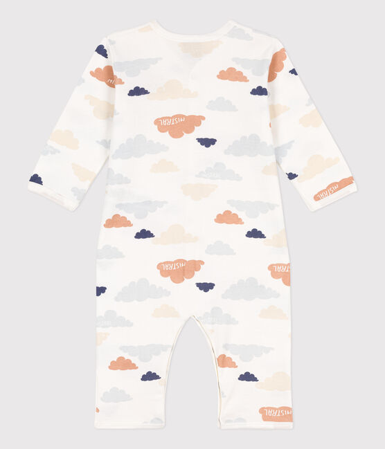 Dors-bien sans pieds imprimés en coton MARSHMALLOW/ CHALOUPE
