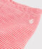 Legging milleraies bébé fille rose POPPY/blanc MARSHMALLOW