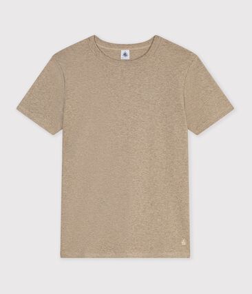 Tee-shirt femme en coton manches courtes uni