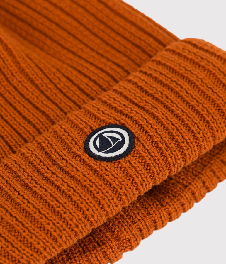 Bonnet enfant gar&ccedil;on-fille marron RUSTY