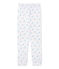 Bas de pyjama fille imprimé à coordonner blanc ECUME/bleu BLEU/ MULTICO