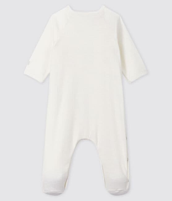 Dors-bien bébé blanc en coton biologique blanc MARSHMALLOW