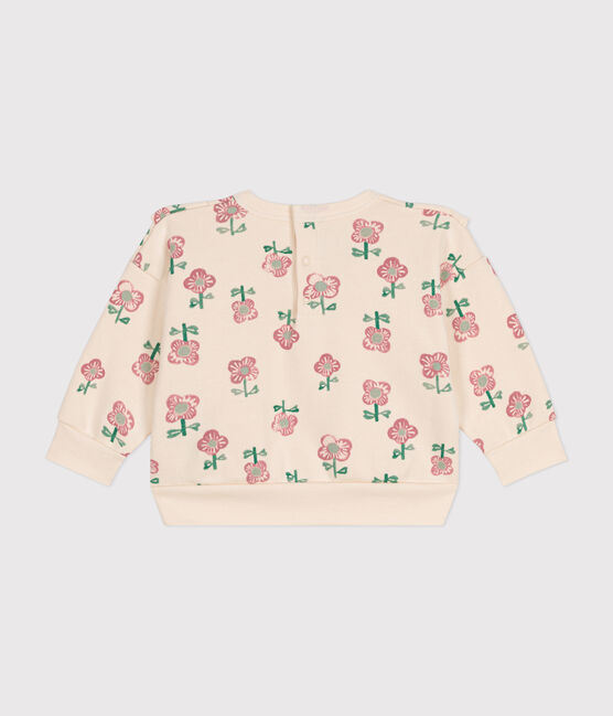 Sweatshirt en molleton bébé blanc AVALANCHE/ MULTICO