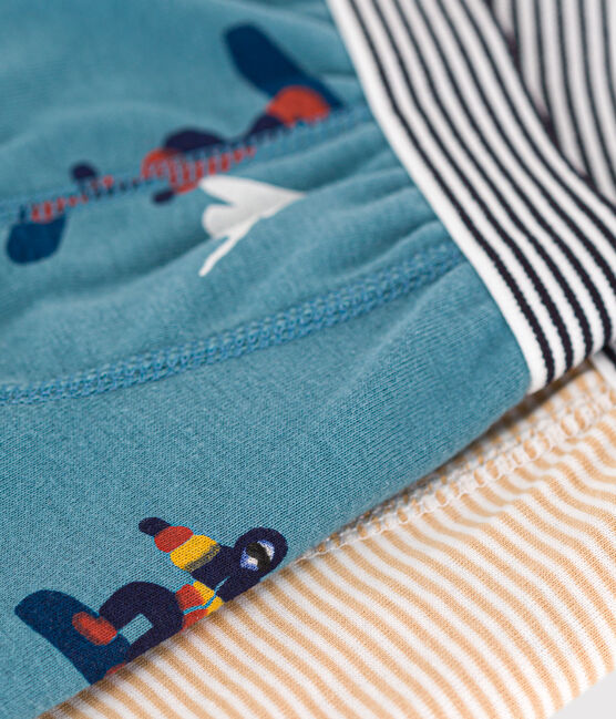 Lot de 2 boxers snowboard en coton petit garçon variante 1