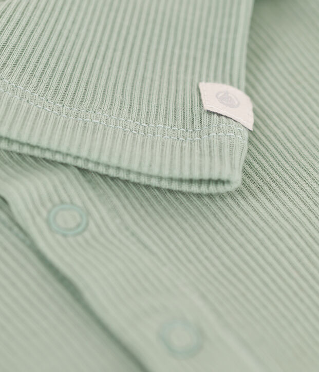 Cardigan en coton et lyocell b&eacute;b&eacute; vert