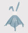 Doudou 130 printemps en coton bleu ENNEIGE