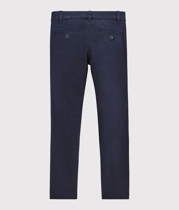 Pantalon enfant gar&ccedil;on bleu marine