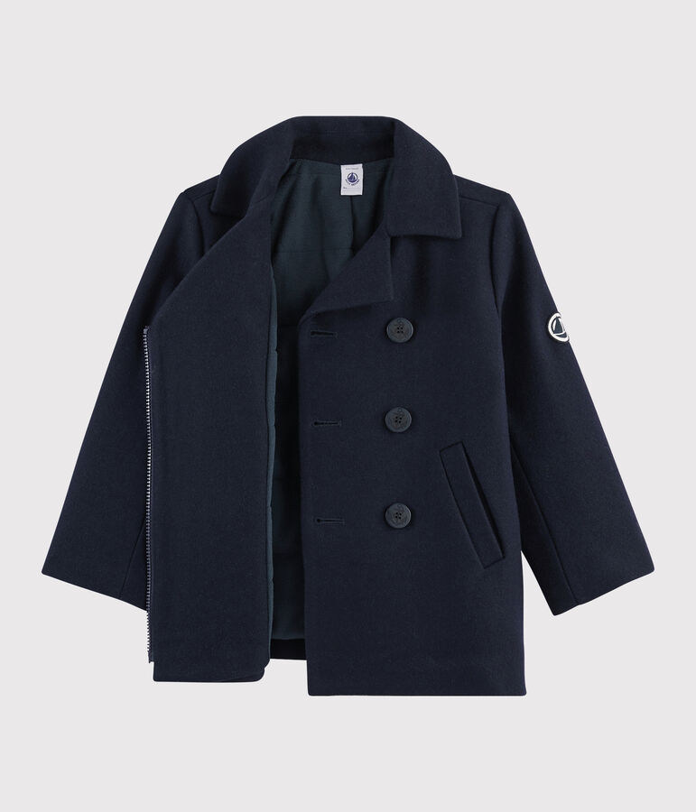 Caban en drap de laine gar&ccedil;on bleu SMOKING