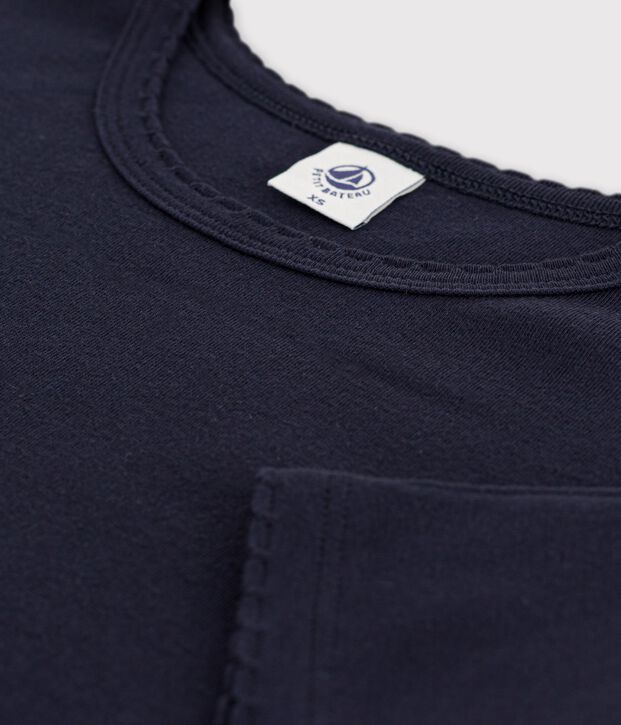Tee-shirt L'ICONIQUE cocotte en coton bio Femme bleu marine