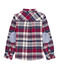 Chemise à carreaux garçon en twill bleu SMOKING/rouge TERKUIT/ OGRE