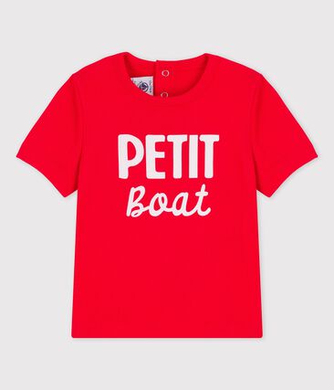 PETIT BATEAU - Tee-shirt manches courtes avec motif en coton bébé