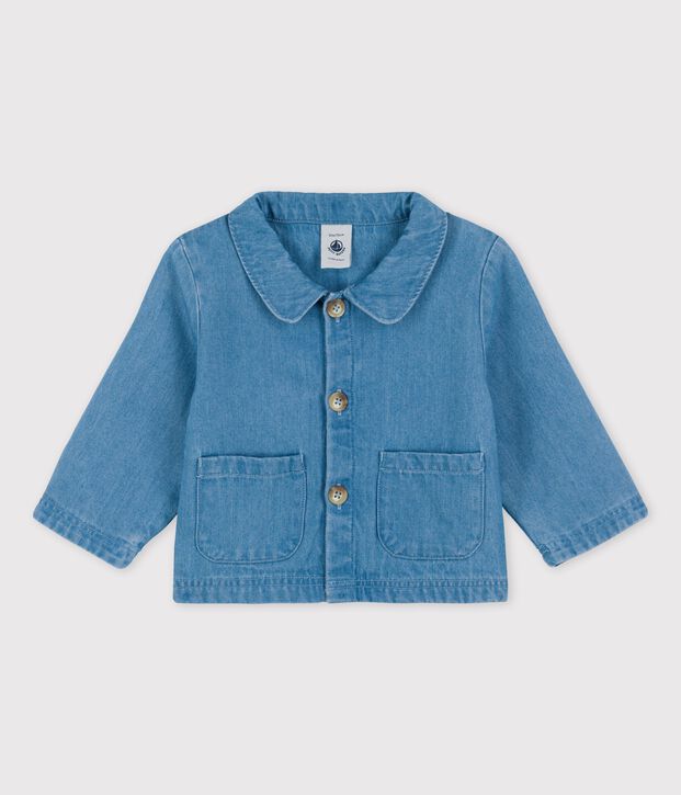 Veste en denim l&eacute;ger bio b&eacute;b&eacute; bleu