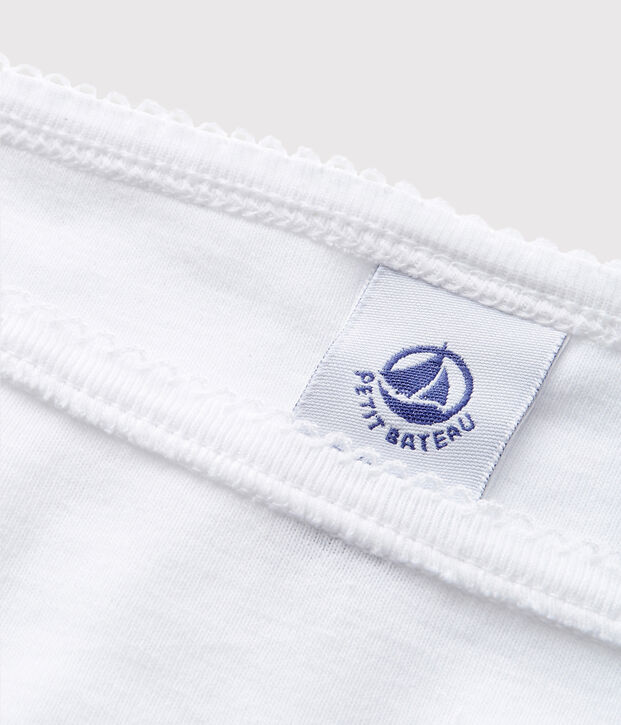 Culotte culte femme blanc