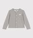 Cardigan en molleton enfant fille