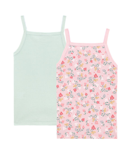 Duo de chemises à bretelles petite fille variante 1