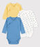 Lot de 3 bodies bébé en coton biologique variante 1