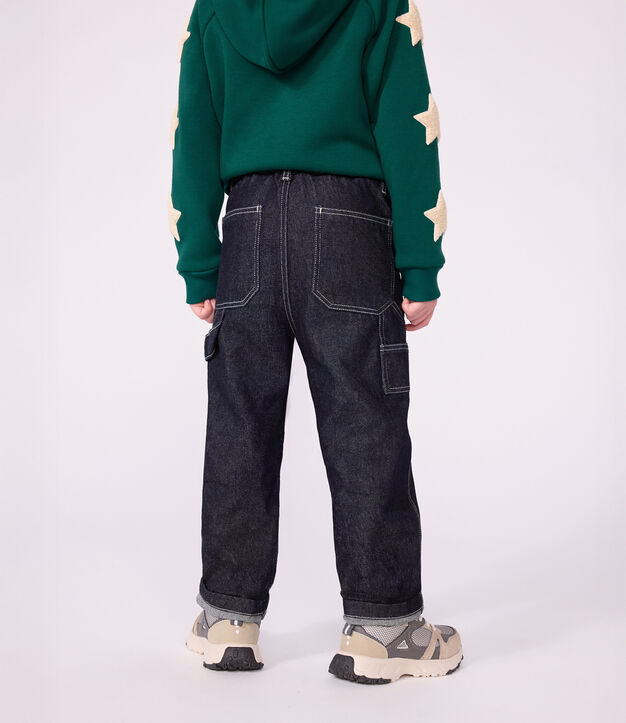 Pantalon carpenter enfant en denim denim