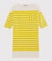 Robe femme jaune SHINE/blanc MARSHMALLOW