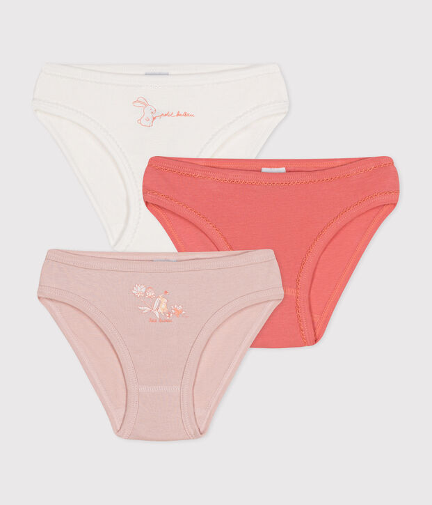 Lot de 3 culottes en coton multicouleur
