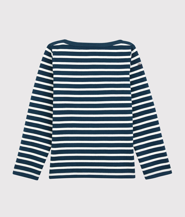 Marini&egrave;re enfant gar&ccedil;on Petit Bateau x Deyrolle bleu/blanc