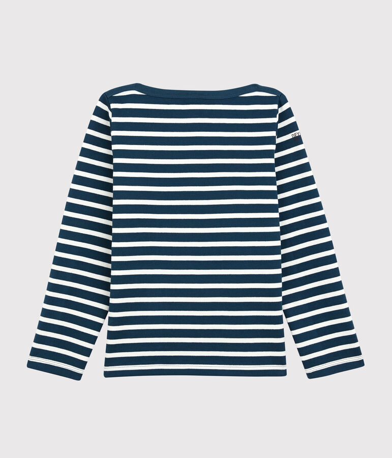 Marini&egrave;re enfant gar&ccedil;on Petit Bateau x Deyrolle bleu/blanc