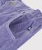 Pantalon enfant en velours violet