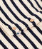 Ensemble en tricot laine et coton rayure marinière bébé blanc AVALANCHE/bleu SMOKING