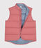 Doudoune sans manche matelassée enfant rose ROSEWOOD