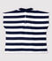 Tee-shirt manches courtes en jersey bébé garçon bleu SMOKING/blanc MARSHMALLOW