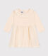 Robe manches longues bimatière bébé