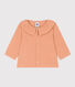 Blouse manches longues en gaze de coton bébé