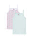 Lot de 2 chemises à bretelles fille