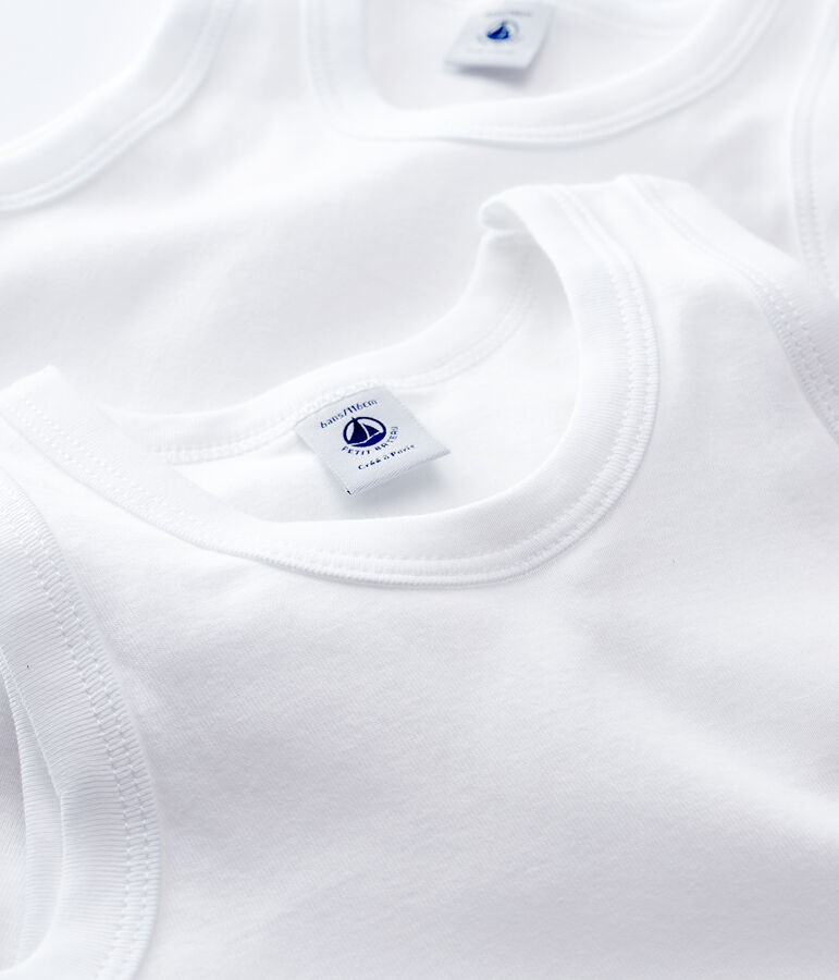 Lot de 2 d&eacute;bardeurs blancs petit gar&ccedil;on variante 1