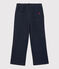 Pantalon flare en coton enfant fille bleu SMOKING