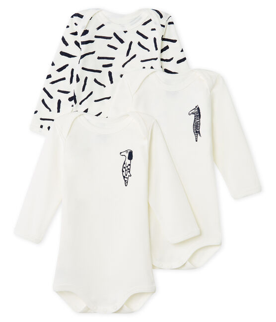 Trio de bodies manches longues bébé Jean Jullien VARIANTE 1 CN