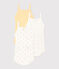 Lot de 3 bodies bretelles palmiers en coton variante 1