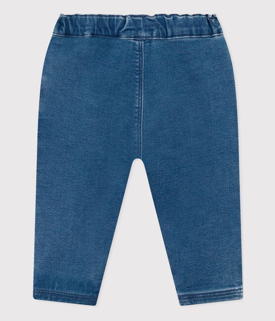 Jean bébé en denim écoresponsable bleu BLEU DELAVE