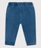 Jean bébé en denim écoresponsable bleu BLEU DELAVE