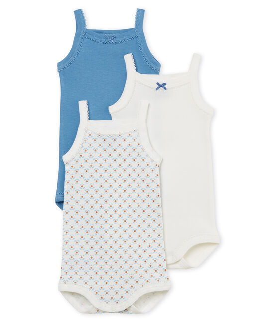 Lot de 3 bodies à bretelles bébé fille variante 1