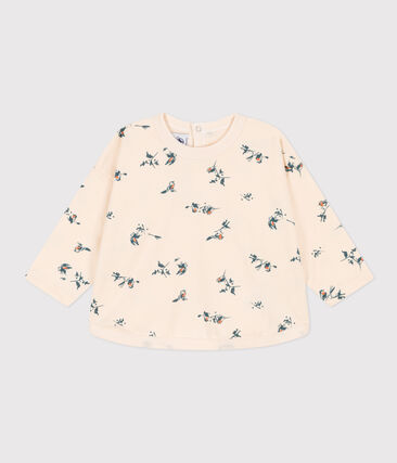 PETIT BATEAU - Tee-shirt manches longues en jersey imprimé bébé