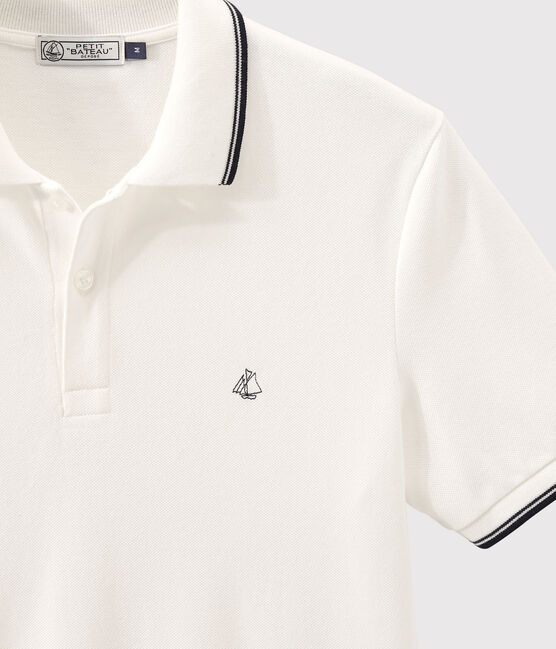 Polo Homme blanc MARSHMALLOW